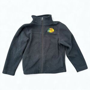 Bass Pro Shops Black Fleece Zip Jacket Kids Size 4T Outdoor Layer